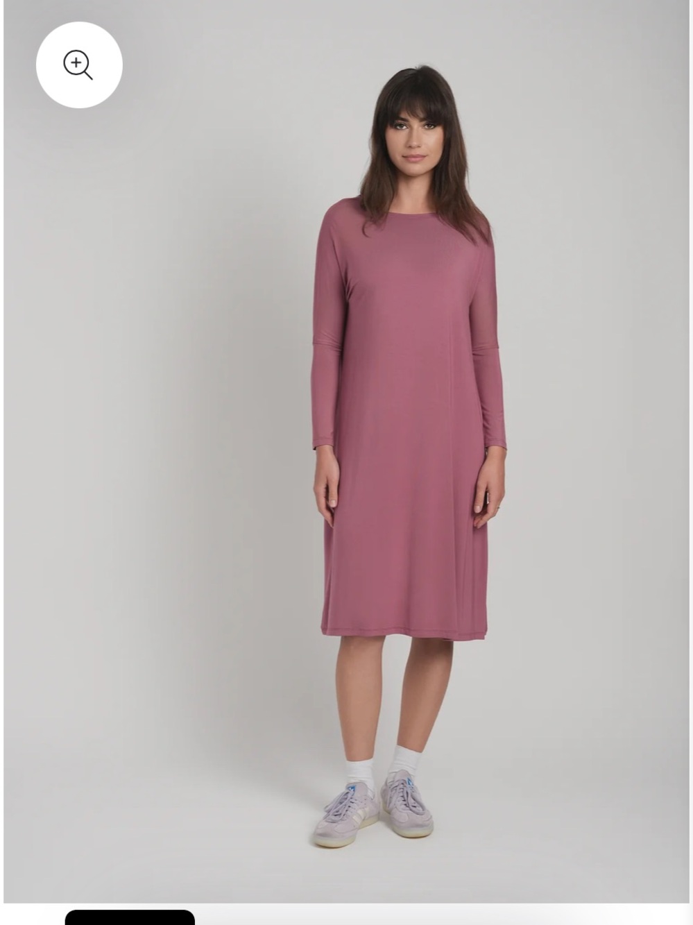 Mayas Place TUNIC DRESS SOLID JERSEY Rose medium
